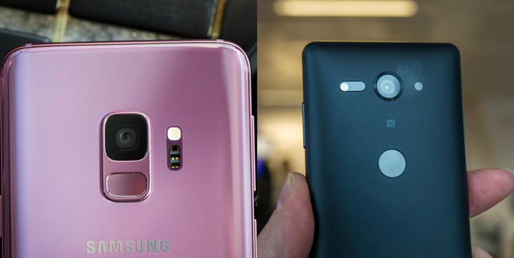 مقارنة بين Samsung Galaxy S9 و Sony Xperia XZ2 Compact