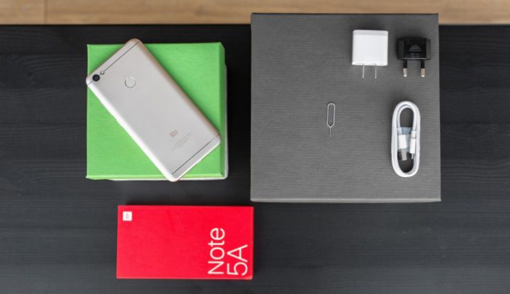 محتوى صندوق علبة Xiaomi Redmi Note 5A