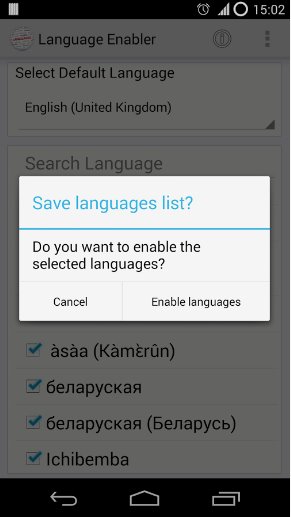 شرح تحميل تطبيق language enabler للاندرويد مجانا