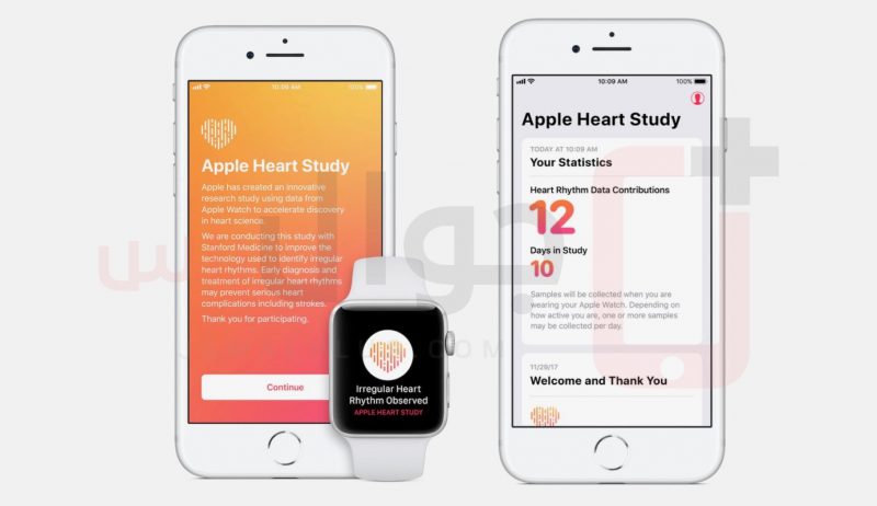 آبل تعلن عن Apple Heart Study للكشف عن امراض القلب