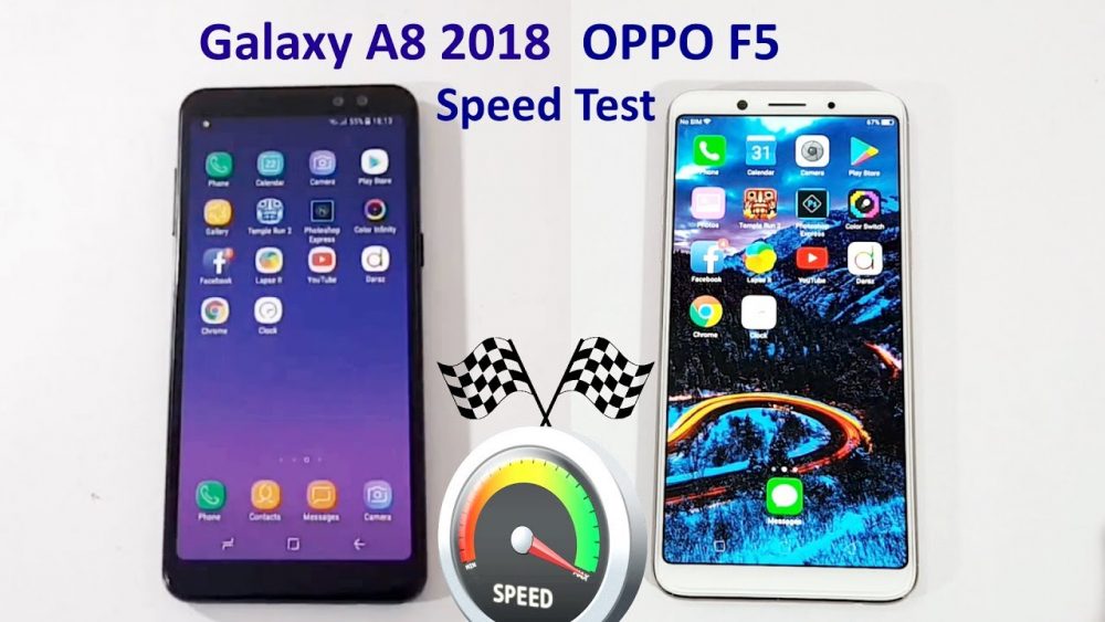 مقارنة بين جالاكسي A8 و اوبو F5 برو - Galaxy A8 VS Oppo F5