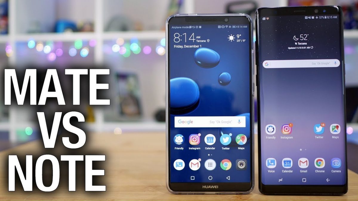 مقارنة بين Galaxy Note 8 و Mate 10 Pro