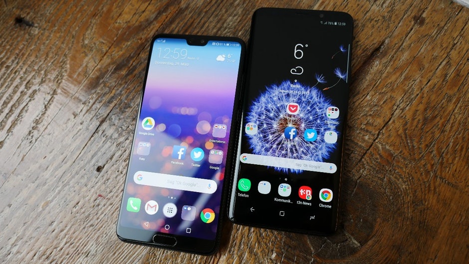 Huawei P20 Pro VS Samsung Galaxy S9 Plus