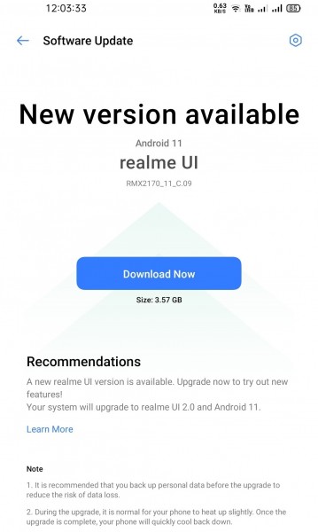 Realme UI 2.0 for Realme 7 Pro